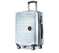 HAUPTSTADTKOFFER Mitte - Equipaje de Mano 55x40x23, TSA, 4 Ruedas, Maleta de Viaje, Rígida, con Ruedas, de Mano, de Cabina, Piscina Azul