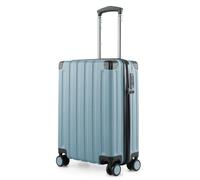 HAUPTSTADTKOFFER Q-Damm - Equipaje de Mano 54x37x21, TSA, 4 Ruedas, Maleta de Viaje, Maleta rígida, Maleta con Ruedas, Maleta de Cabina, Azul Piscina