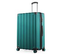 HAUPTSTADTKOFFER Q-Damm - Maleta Grande de Carcasa Dura, TSA, 4 Ruedas, Equipaje de Registro con expansión de Volumen de 6 cm, 78 cm, 133 litros, Agua Verde