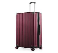 HAUPTSTADTKOFFER Q-Damm - Maleta Grande de Carcasa Dura, TSA, 4 Ruedas, Equipaje de Registro con expansión de Volumen de 6 cm, 78 cm, 133 litros, borgoña