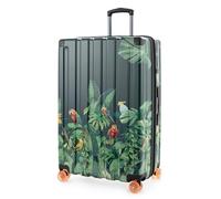 HAUPTSTADTKOFFER Q-Damm - Maleta Grande Extensible de 4 Ruedas, 78 cm / 133 L, Equipaje facturado, Trolley rígido de policarbonato/ABS, Cerradura TSA, diseño Loro