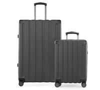 Hauptstadtkoffer Q-Damm TSA - Maleta rígida con 4 ruedas, gris grafito, Koffer-Set (S+L), Juego de maletas