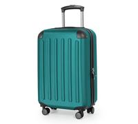 Hauptstadtkoffer - Spree - Equipaje de mano ligero, 55 x 35 x 20 cm, para cualquier aerolínea, maleta rígida, maleta con ruedas, maleta de viaje, 4 ruedas dobles, 2,3 kg, 33 l, verde aguamarina, Verde