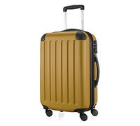 HAUPTSTADTKOFFER - Spree - Equipaje de Mano, Maleta Cabina Ampliable, Trolley, 4 Ruedas, ABS extremista Ligero, TSA, 55 cm, 49 L, Otoño Dorado