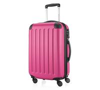 HAUPTSTADTKOFFER - Spree - Equipaje de Mano, Maleta rígida, Trolley expandible, 4 Ruedas Dobles, TSA, 55 cm, 42 litros, Magenta