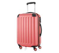 Hauptstadtkoffer - Spree - Equipaje de Mano, Maleta rígida, Trolley expandible, 4 Ruedas Dobles, TSA, 55 cm, 42 litros, Coral