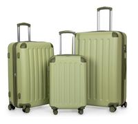 HAUPTSTADTKOFFER - Spree - Juego de 3 Maletas rígidas, Trolley expandible, Equipaje de Viaje, 4 Ruedas Dobles, TSA, (S,M y L), Kiwi