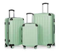 HAUPTSTADTKOFFER - Spree - Juego de 3 Maletas rígidas, Trolley expandible, Equipaje de Viaje, 4 Ruedas Dobles, TSA, (S,M y L), Menta