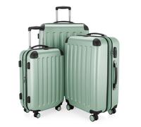 HAUPTSTADTKOFFER - SPREE - Juego de 3 maletas rígidas, Trolley expandible, Equipaje de viaje, 4 ruedas dobles, TSA, (S,M y L), Menta
