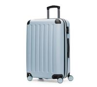 HAUPTSTADTKOFFER - Spree - Maleta rígida, Trolley expandible, Equipaje de Viaje, 4 Ruedas Dobles, TSA, 65 cm, 74 litros, Piscina Azul