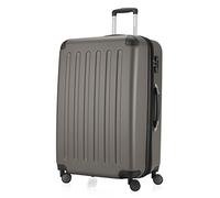HAUPTSTADTKOFFER - Spree - Maleta rígida, Trolley expandible, Equipaje de Viaje, 4 Ruedas Dobles, TSA, 75 cm, 119 litros, Grafito