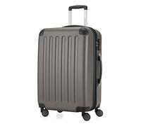 HAUPTSTADTKOFFER - Spree - Maleta rígida, Trolley expandible, Equipaje de Viaje, 4 Ruedas Dobles, TSA, 65 cm, 74 litros, Grafito