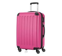 HAUPTSTADTKOFFER - SPREE - Maleta rígida, Trolley expandible, Equipaje de viaje, 4 ruedas dobles, TSA, 65 cm, 74 litros, Magenta