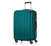 HAUPTSTADTKOFFER - Spree - Maleta rígida, Trolley expandible, Equipaje de Viaje, 4 Ruedas Dobles, TSA, 65 cm, 74 litros, AquaVerde