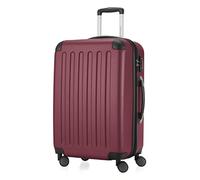 HAUPTSTADTKOFFER - SPREE - Maleta rígida, Trolley expandible, Equipaje de viaje, 4 ruedas dobles, TSA, 65 cm, 74 litros, borgoña