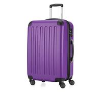 HAUPTSTADTKOFFER - SPREE - Maleta rígida, Trolley expandible, Equipaje de viaje, 4 ruedas dobles, TSA, 65 cm, 74 litros, Púrpura