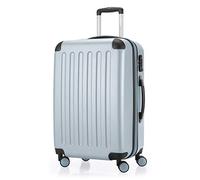 HAUPTSTADTKOFFER - Spree - Maleta rígida, Trolley expandible, Equipaje de Viaje, 4 Ruedas Dobles, TSA, 65 cm, 74 litros, Piscina Azul
