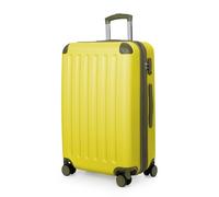 HAUPTSTADTKOFFER - Spree - Maleta rígida, Trolley expandible, Equipaje de Viaje, 4 Ruedas Dobles, TSA, 65 cm, 74 litros, Lemon