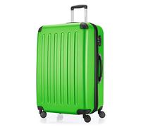 HAUPTSTADTKOFFER - SPREE - Maleta rígida, Trolley expandible, Equipaje de viaje, 4 ruedas dobles, TSA, 75 cm, 119 litros, Manzana verde