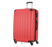 HAUPTSTADTKOFFER - SPREE - Maleta rígida, Trolley expandible, Equipaje de viaje, 4 ruedas dobles, TSA, 75 cm, 119 litros, Rojo