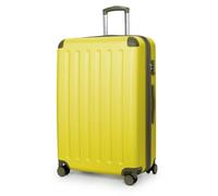 HAUPTSTADTKOFFER - Spree - Maleta rígida, Trolley expandible, Equipaje de Viaje, 4 Ruedas Dobles, TSA, 75 cm, 119 litros, Lemon