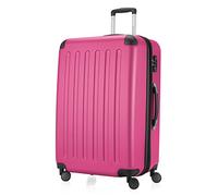 HAUPTSTADTKOFFER - SPREE - Maleta rígida, Trolley expandible, Equipaje de viaje, 4 ruedas dobles, TSA, 75 cm, 119 litros, Magenta