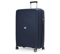 HAUPTSTADTKOFFER TXL Maleta Rígida Grande 76 cm, Cerradura TSA, Maleta de Viaje de Polipropileno, Trolley 4 Ruedas Dobles, Ligera 3,4 kg, Expandible 120L, Azul Oscuro