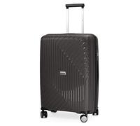 HAUPTSTADTKOFFER TXL - Maleta rígida Grande, TSA, 4 Ruedas Dobles, Trolley, Maleta con Ruedas, Maleta de Viaje, Extra Ligera, Expansión de Volumen, 76 cm, 120 litros, Titanio
