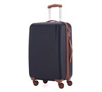 HAUPTSTADTKOFFER - Wannsee - Maleta rígida giratoria, Trolley, 4 rudeas, ABS extremista Ligero, TSA, 68 cm, 63 litros, Azul oscuro