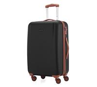 HAUPTSTADTKOFFER - Wannsee - Maleta rígida giratoria, Trolley, 4 rudeas, ABS extremista Ligero, TSA, 68 cm, 63 litros, Negro