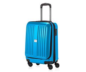 HAUPTSTADTKOFFER X-Berg, Equipaje de Mano Dura Carro Maleta, 55 cm, 42 litros, TSA, Cian