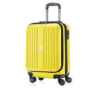 HAUPTSTADTKOFFER X-Berg, Equipaje de Viaje, Maleta rígida, Trolley expandible, 4 Ruedas Dobles, TSA, 65 cm, 71 litros, Amarillo