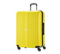 HAUPTSTADTKOFFER X-Berg - Equipaje de Viaje, Maleta rígida, Trolley expandible, 4 Ruedas Dobles, TSA, 75 cm, 103 litros, Amarillo