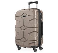HAUPTSTADTKOFFER - X-Kölln Handgepäck Hartschalen-Koffer Trolley Rollkoffer Reisekoffer, TSA, Equipaje de mano, 55 cm, 43 liters, Dorado (Gold)
