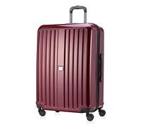 HAUPTSTADTKOFFER® Xberg - Maleta Rígida Brillante - Conjunto o 1 Pieza - en Diversos Colores y tamaños (42L, 90L et 126L) Cerradura TSA (126 litros, Rojo rubí)