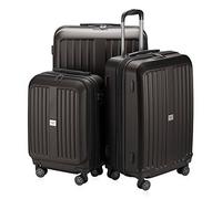 HAUPTSTADTKOFFER® Xberg - Maleta Rígida Mate - Conjunto o 1 Pieza - en Diversos Colores y tamaños (42L, 90L et 126L) Cerradura TSA (Set, Grafito)