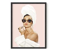HAUS AND HUES Audrey Hepburn Wall Art Vogue Decoración de pared - Audrey Hepburn Poster Hollywood Wall Art | Imágenes de Audrey Hepburn para Wall (12 "x 16" sin marco)