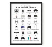 HAUS AND HUES Carteles de Videojuegos Retro para Paredes Arte de Pared de Videojuegos y póster de Jugador (12 "x16, SIN Marco)