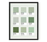 HAUS AND HUES - Decoración estética verde salvia para habitación, decoración de pared para dormitorio, póster estético para dormitorio, arte de pared sin marco, 30,5 x 40,6 cm