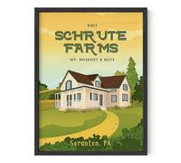 HAUS AND HUES The Office P ster Dwight Schrute Arte de pared Divertido programa de televisi n 12x16 Sin marco