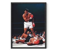 Haus y Hues Muhammad Ali Poster - Muhammad Ali Wall Art in Ring Boxing Poster Sports Gym Gym Imagen de Historia Negra para Wall Sport Poster para