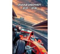 Hausaufgabenheft 2025 2026: Modell F1, Wochenkalender mit zwei Seiten pro Woche, Schulplaner für Schüler (Grundschule, Mittelschule, Gymnasium, Universität)