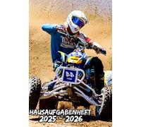 Hausaufgabenheft 2025 2026 Sport Quad: Schülerplaner mit übersichtlicher Wochenansicht auf zwei Seiten, für Schule und Uni