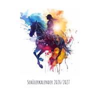 Hausaufgabenheft 2026/2027: Pferd Hausaufgabenheft Reiten von August 2026 bis Juli 2027 für Pferde- und Ponyliebhaber, Reiter & Mädchen | ... Woche auf 2 Seiten | ca. DIN A 5, 147 Seiten