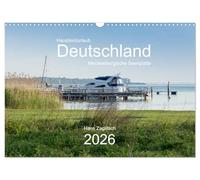 Hausbooturlaub Deutschland - Mecklenburgische Seenplatte (Wandkalender 2026 DIN A3 quer), CALVENDO Monatskalender: Entspannte Tage auf dem Wasser in der Mecklenburgischen Seenplatte