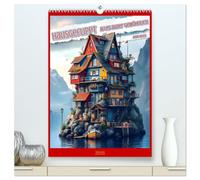 Hausgeflippt (hochwertiger Premium Wandkalender 2026 DIN A2 hoch), Kunstdruck in Hochglanz: Alles außer gewöhnlich