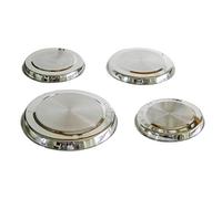Haushalt International HI - Juego de 4 cubiertas de cocina de acero inoxidable para proteger la placa de cocción
