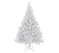 Haushalt International Special-Trends - Árbol de Navidad (150 cm de Altura, de plástico, con pie de Soporte), Color Blanco