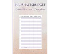 Haushaltsbudget-Planer: Monat für Monat sparen, planen und den Überblick behalten (Haushalt & Budget im Griff)
