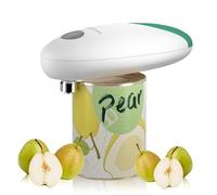 HAUSHOF Abrelatas Eléctrico Automático Inalámbrico, Verde | Abre Latas de Manos Libres para Personas Mayores, Personas con Artritis y Uso Diario en la Cocina